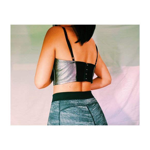 American Apparel Metallic crop top - Picture 5 of 5